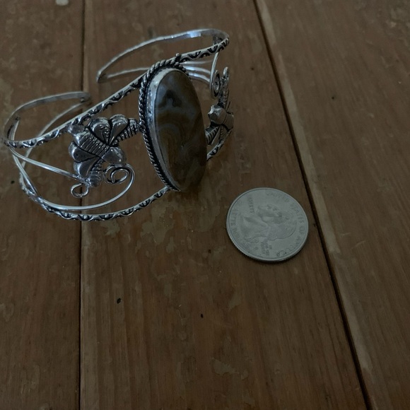 1998 Artisan Silver and Brown Women's Bracelet - Picture 3 of 3